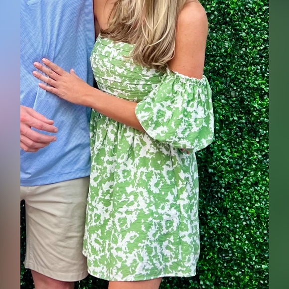Abercrombie & Fitch Emerson Off-The-Shoulder Mini Dress - Picture 1 of 5